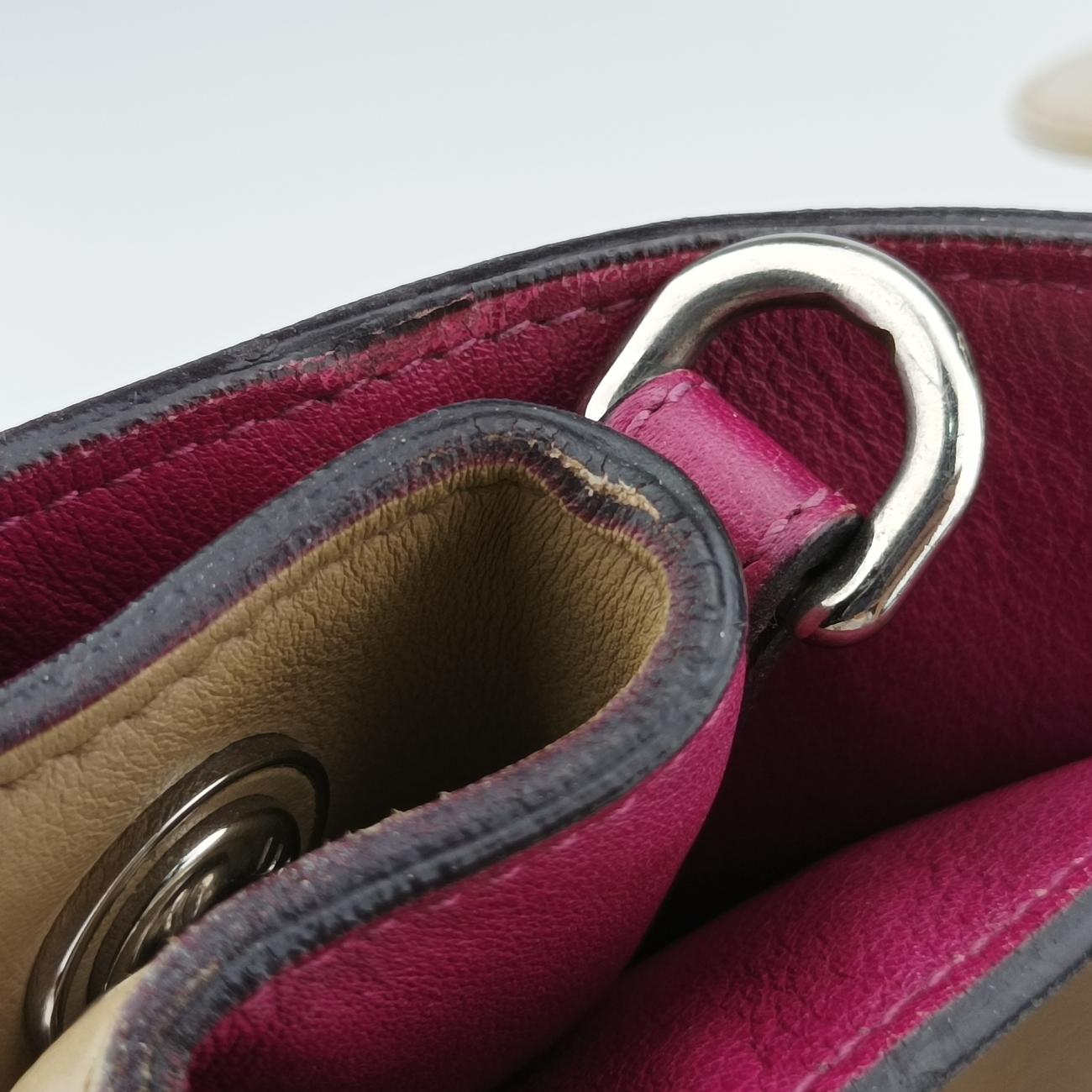 Diorissimo Beige Leather 19-MA-0192ディオリッシモ ベージュ レザー 19-MA-0192