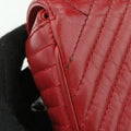 Coco Boy Flap Red lambskin 20640482ココボーイ シングルフラップ レッド ラムスキン A92796 20640482