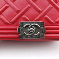 BOY CHANEL Red lambskin A66094 17592011ボーイシャネル レッド ラムスキン A66094 17592011