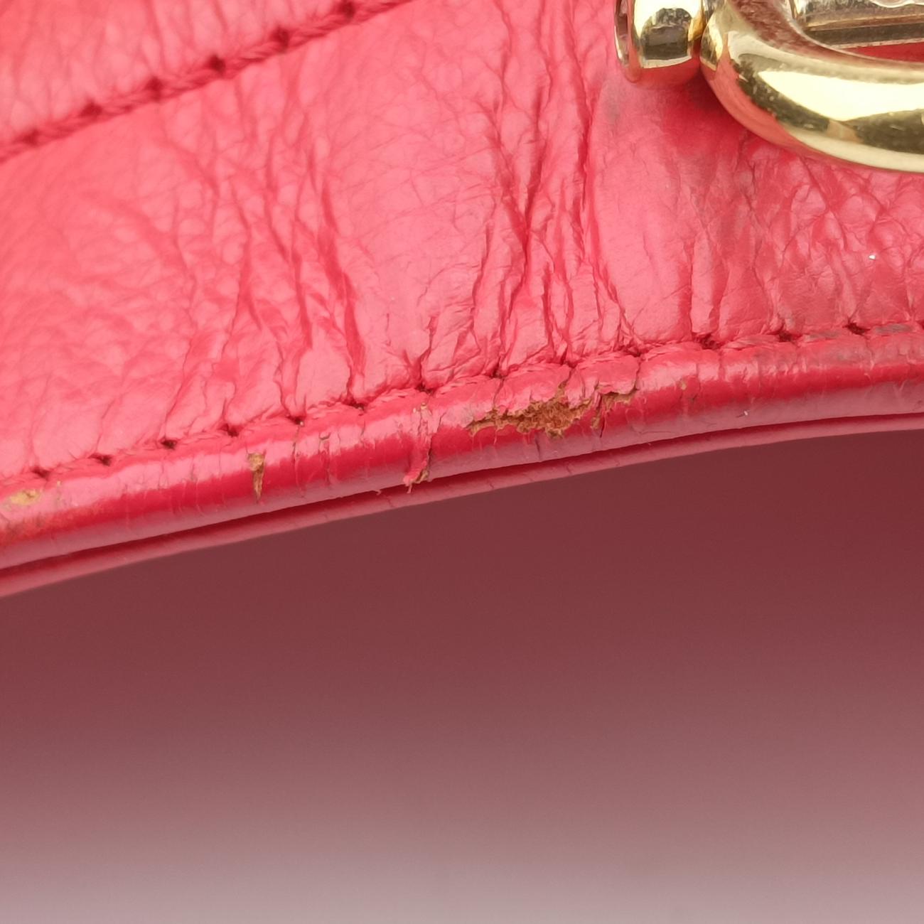 LABEL CLICK Diana Flap Matelasse Orange Leather A93701 23592928クリックラベル オレンジ レザー A93701 23592928