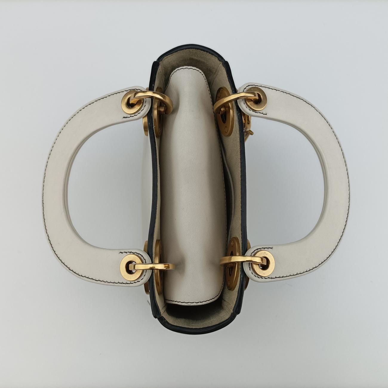 Niki de Saint Phalle Lady Dior White×Multicolour Leather 04-MA-1127ニキ ドゥ サンファル レディ ディオール ホワイト×マルチカラー レザー 04-MA-1127