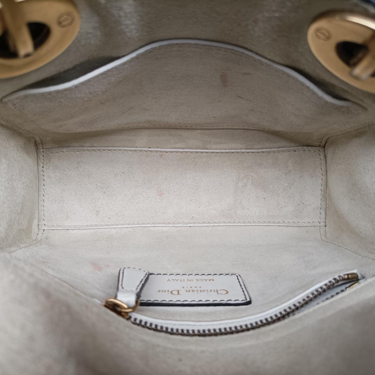 Niki de Saint Phalle Lady Dior White×Multicolour Leather 04-MA-1127ニキ ドゥ サンファル レディ ディオール ホワイト×マルチカラー レザー 04-MA-1127