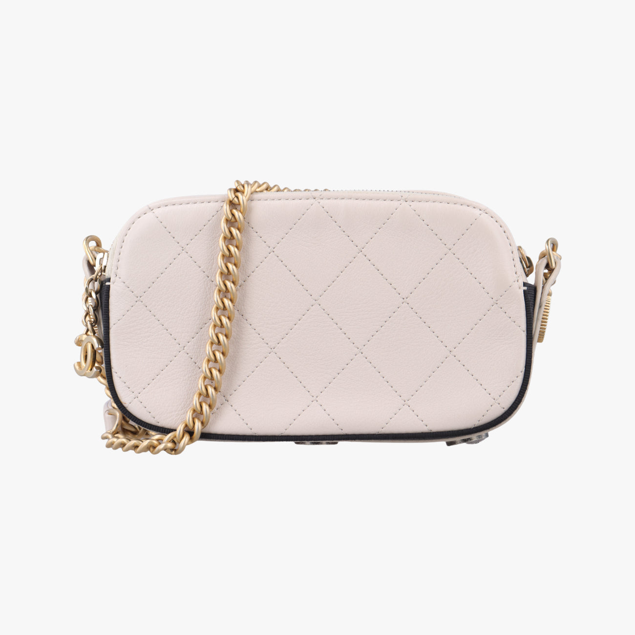 Button Up Double Zip Camera Pinkish Beige Leather 26387387ボタンアップダブルジップカメラ ピンキッシュベージュ レザー A57574 26387387