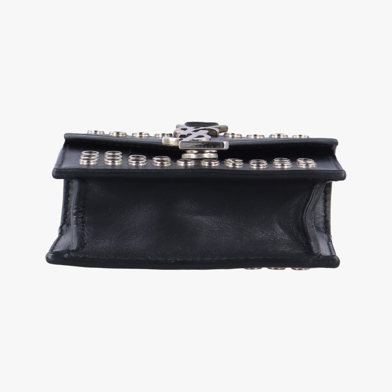 Studded flap Black Leather 347918 DPL347918.0114スタッズフラップ ブラック レザー 347918 DPL347918.0114