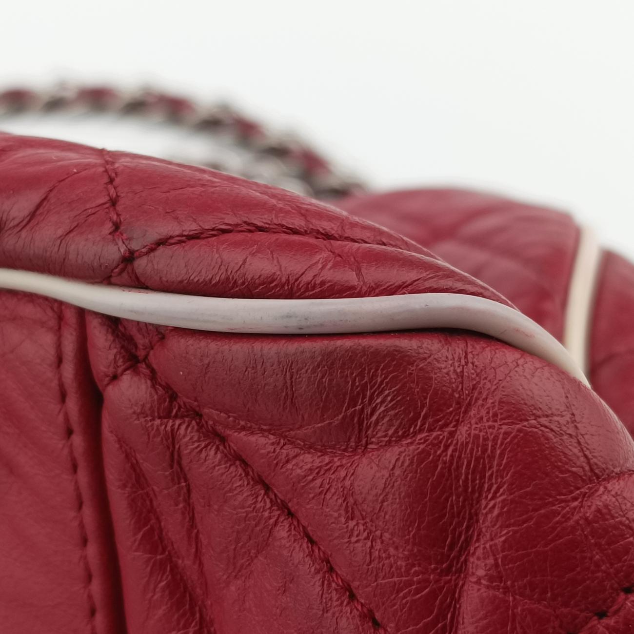 East West Red lambskin A37694 12109680イーストウエスト レッド ラムスキン A37694 12109680