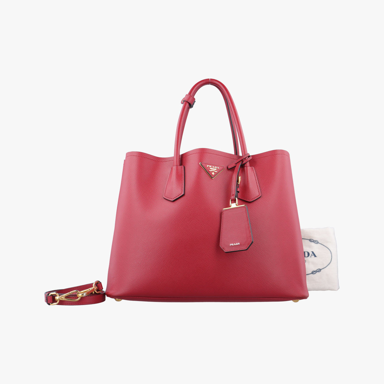 Double Cuir Red SAFFIANO Leather B2756T ダブル キュイール レッド サフィアーノレザー B2756T 