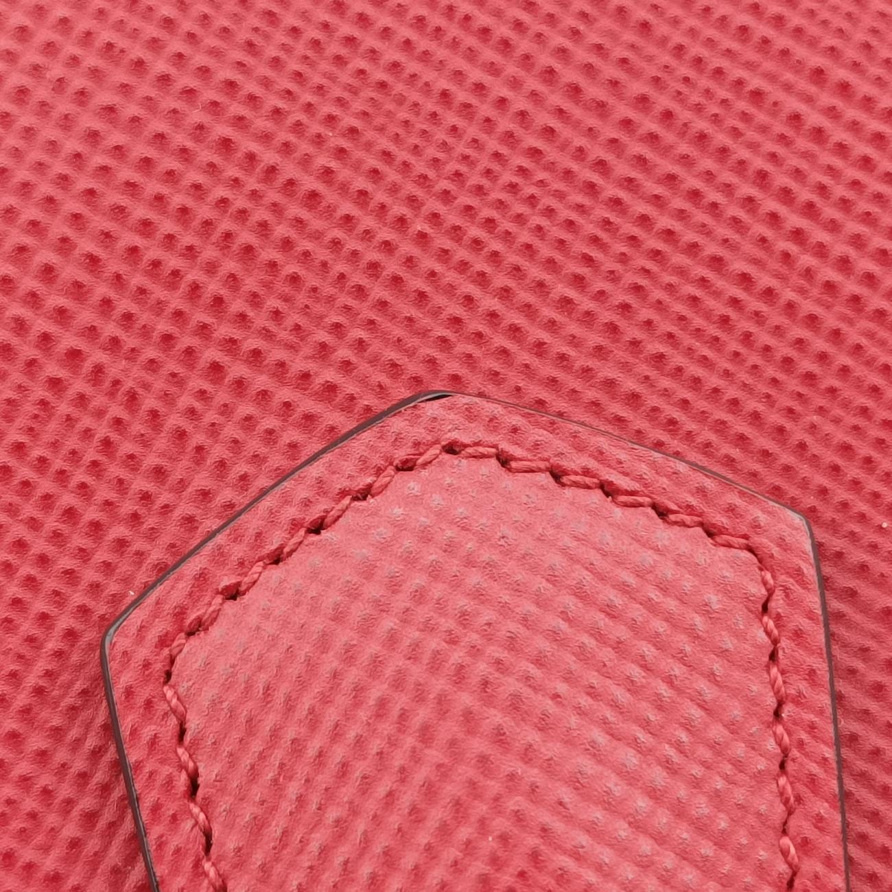 Double Cuir Red SAFFIANO Leather B2756T ダブル キュイール レッド サフィアーノレザー B2756T 