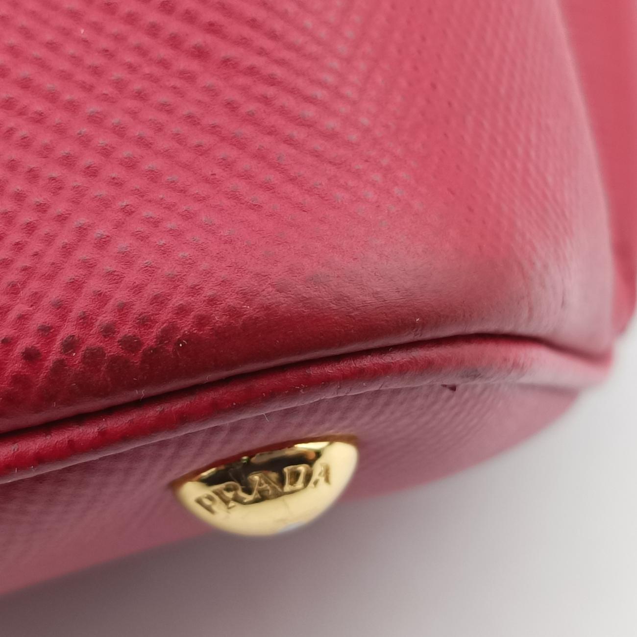 Double Cuir Red SAFFIANO Leather B2756T ダブル キュイール レッド サフィアーノレザー B2756T 