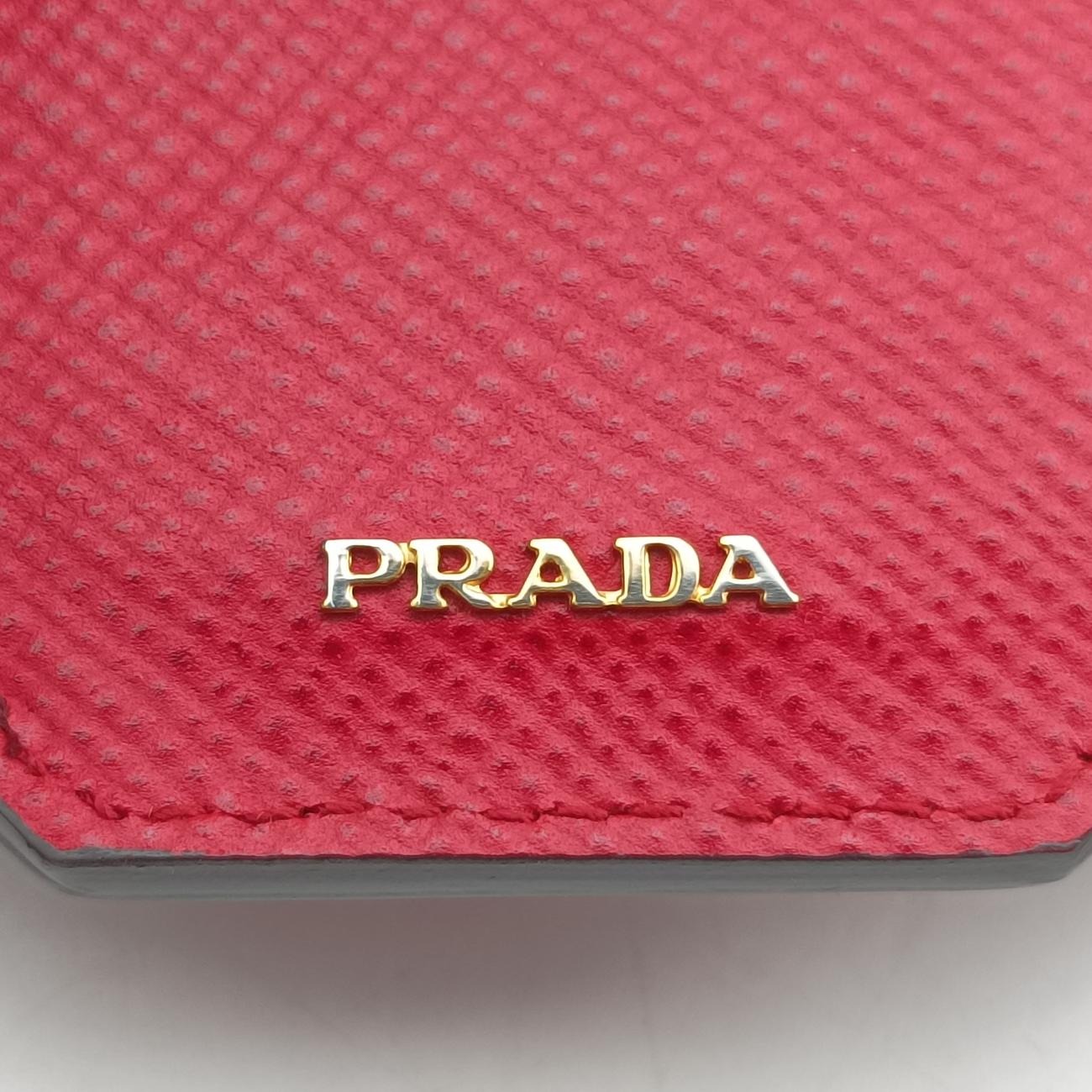 Double Cuir Red SAFFIANO Leather B2756T ダブル キュイール レッド サフィアーノレザー B2756T 