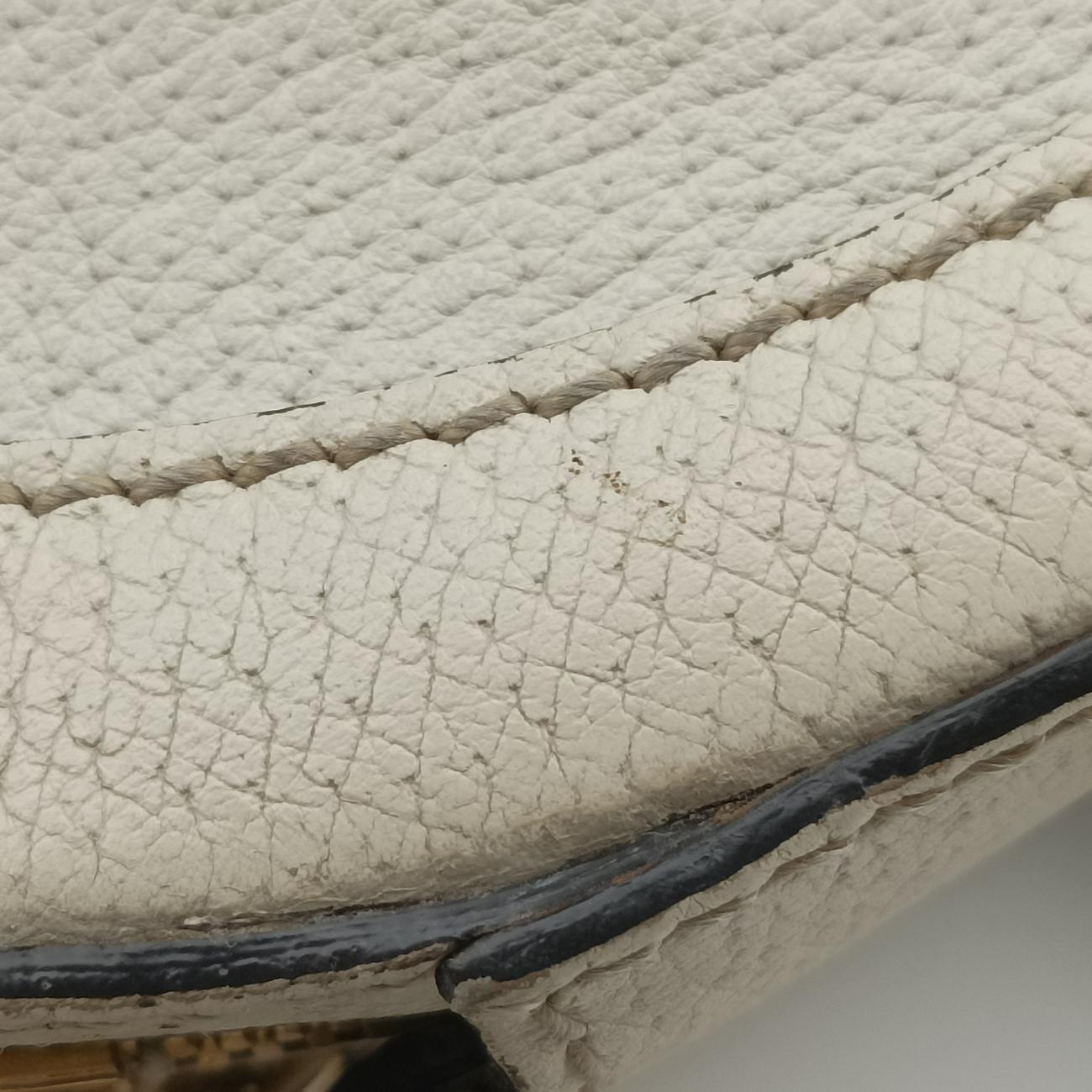 Ophidia White×red×navy Leather 550618 Lot number unknownオフィディア ホワイト×レッド×ネイビー レザー 550618 製番不明