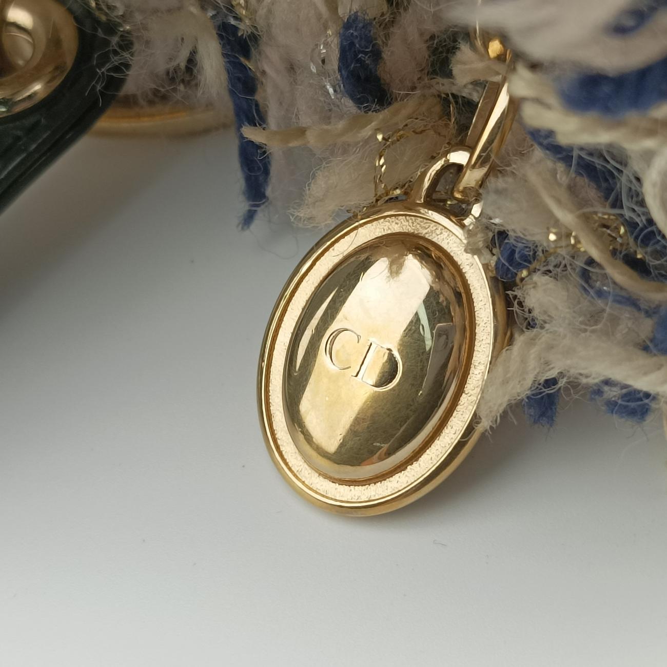 Lady Dior Beige×Multicolour Tweed 02-MA-0172レディディオール ベージュ×マルチカラー ツイード 02-MA-0172