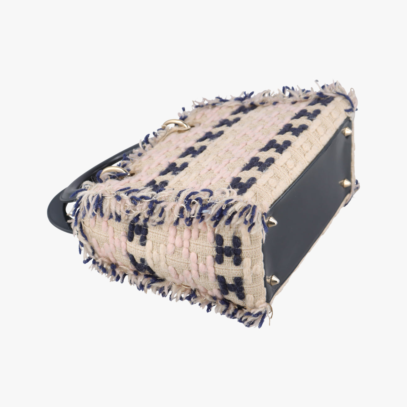 Lady Dior Beige×Multicolour Tweed 02-MA-0172レディディオール ベージュ×マルチカラー ツイード 02-MA-0172