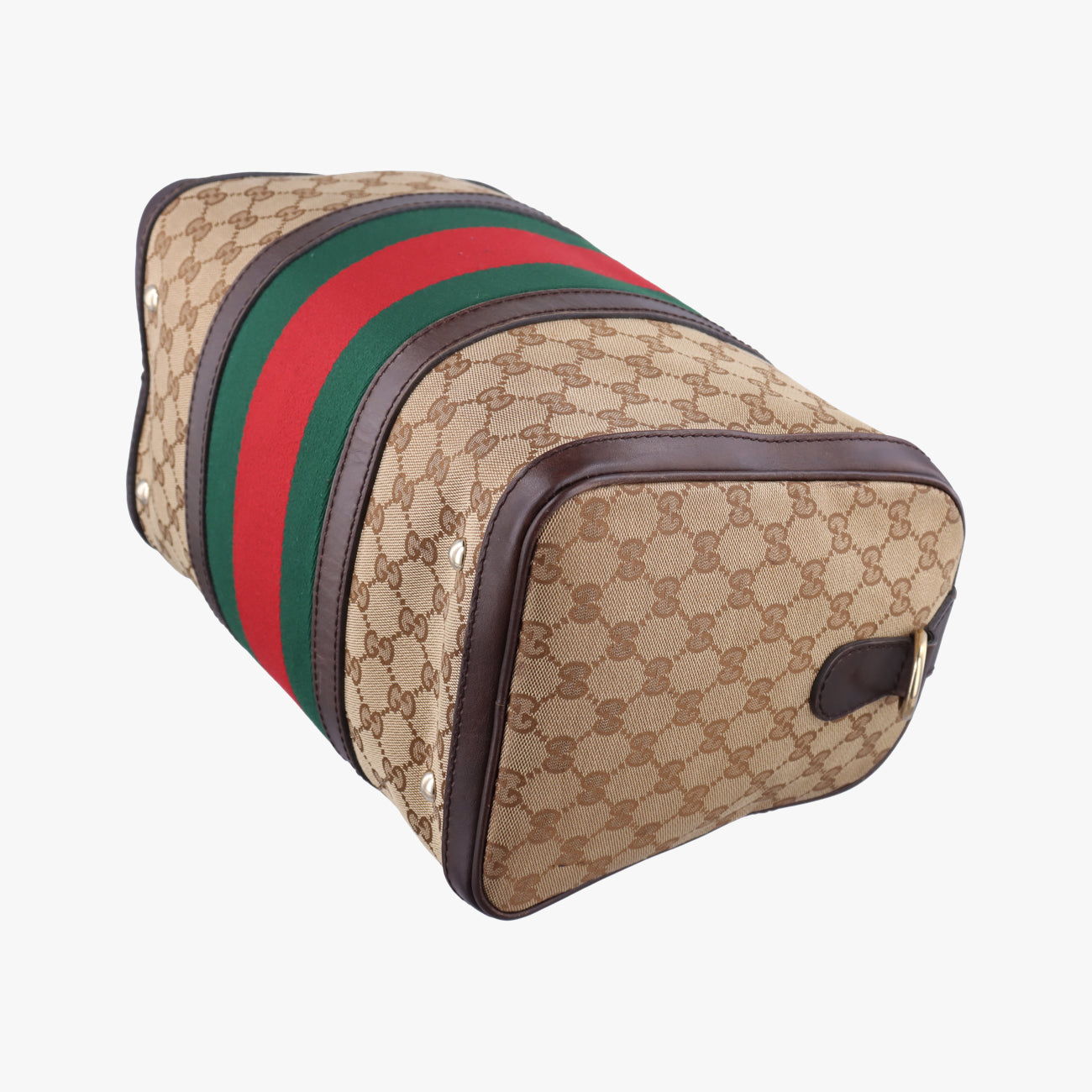 Sherry Line Beige x green x red PVC coated canvas 247205 F012290725シェリーライン ベージュ×グリーン×レッド PVCコーティングキャンバス 247205 F012290725