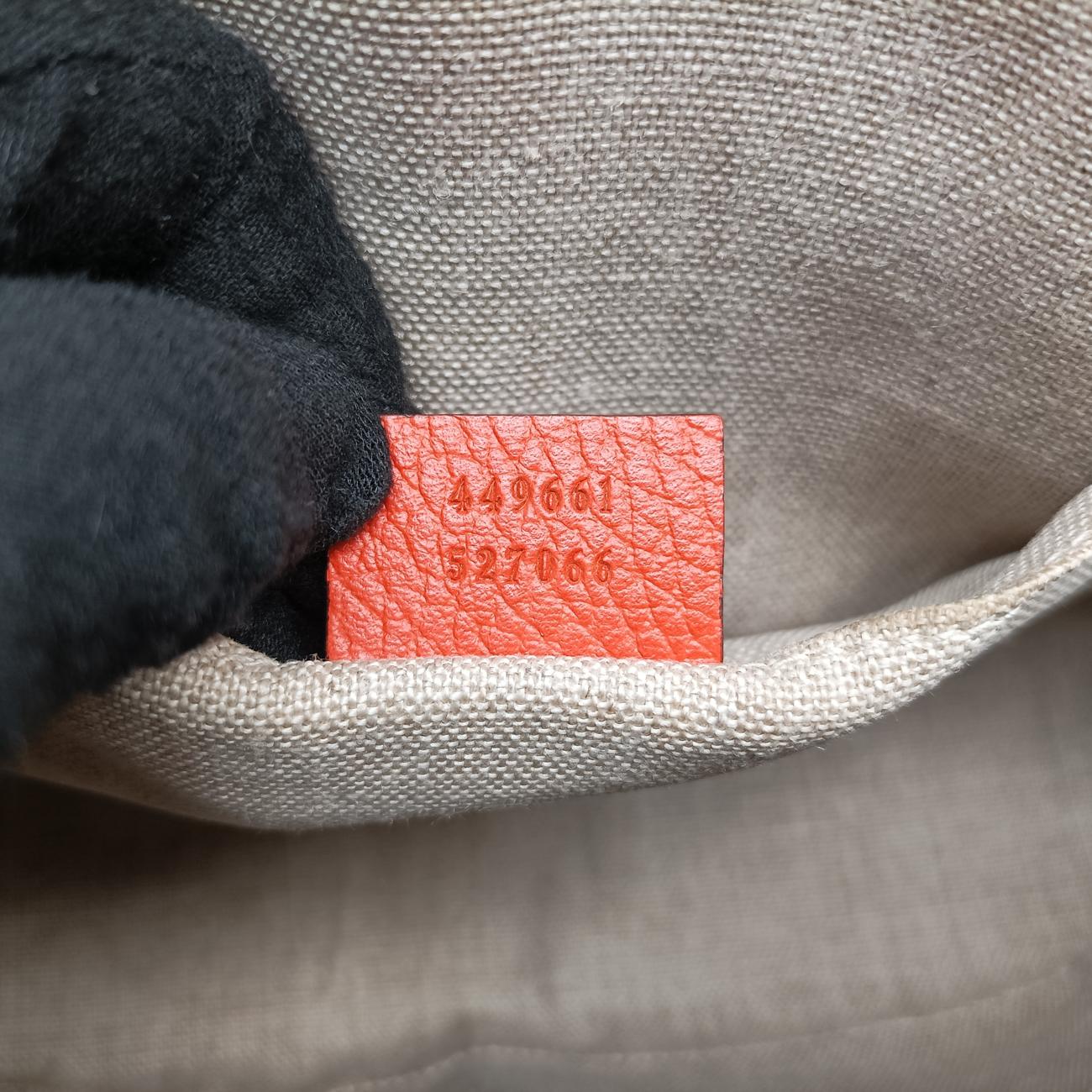 Interlocking G charm Dome Orange Leather 449661 G021955465インターロッキングG チャーム ドーム オレンジ レザー 449661 G021955465
