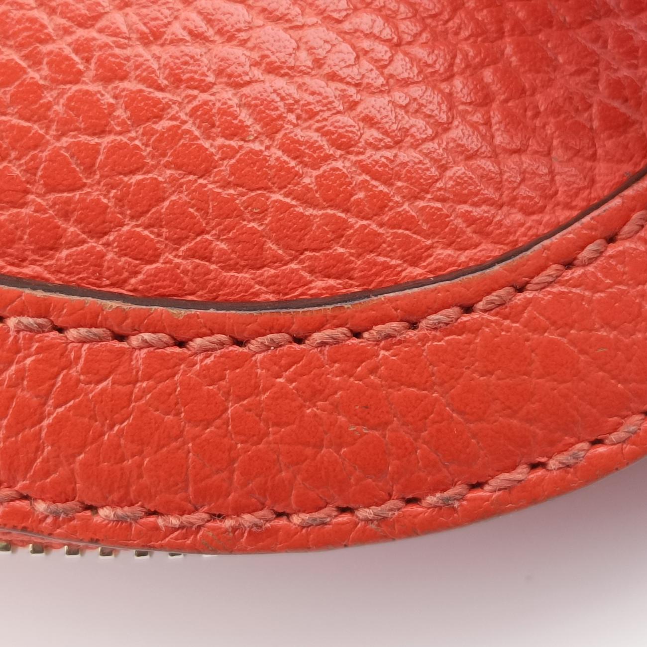 Interlocking G charm Dome Orange Leather 449661 G021955465インターロッキングG チャーム ドーム オレンジ レザー 449661 G021955465
