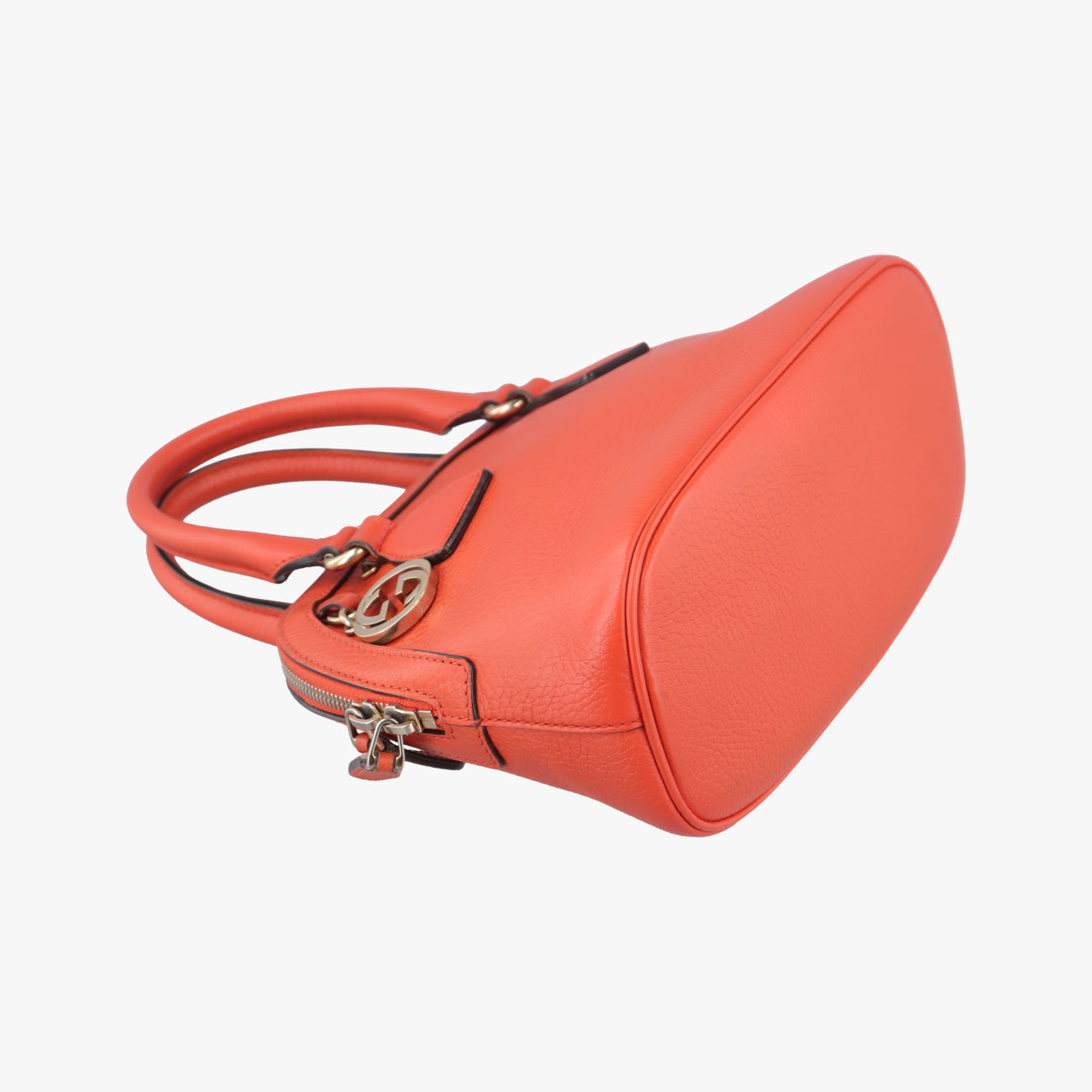 Interlocking G charm Dome Orange Leather 449661 G021955465インターロッキングG チャーム ドーム オレンジ レザー 449661 G021955465