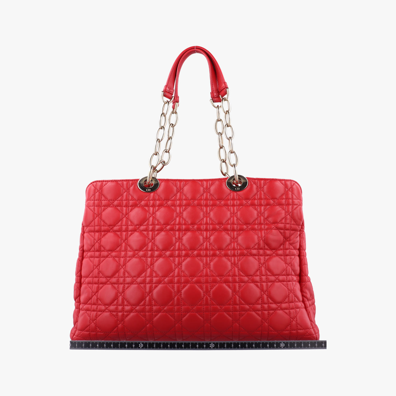Cannage Dior Soft Shopping Red lambskin 01-BO-1103ディオールソフト レッド ラムスキン 01-BO-1103
