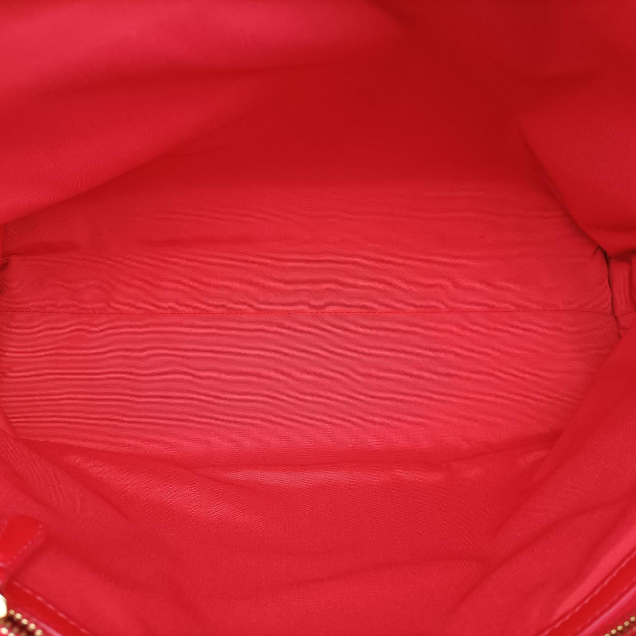 Cannage Dior Soft Shopping Red lambskin 01-BO-1103ディオールソフト レッド ラムスキン 01-BO-1103