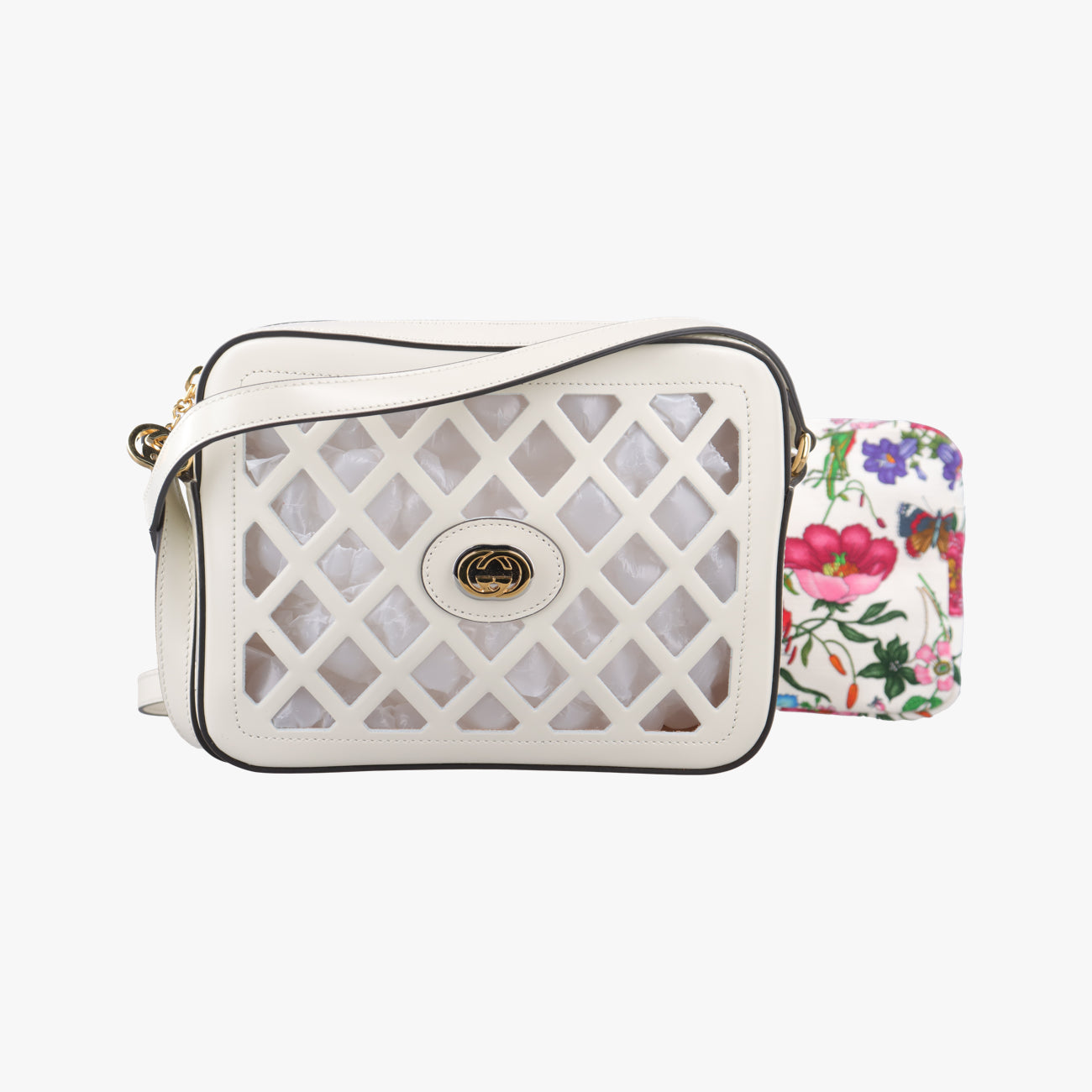 traforata flora White Leather 550132 I027600592トラフォラータ フローラ ホワイト レザー 550132 I027600592