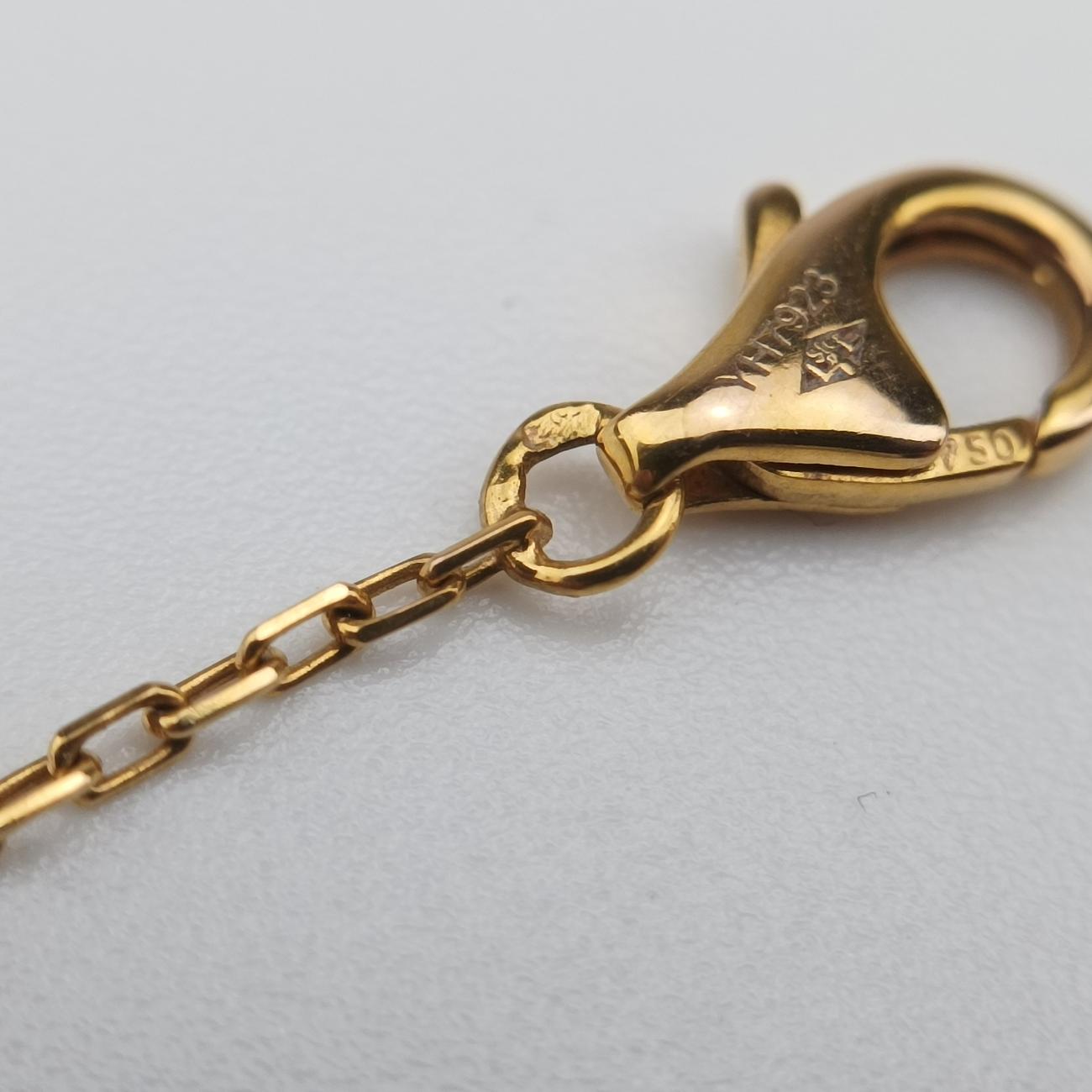 Logo Double C de Cartier Golden AU750 YH7923ロゴドゥーブルC ドゥ カルティエ ゴールド AU750 B7219200 YH7923