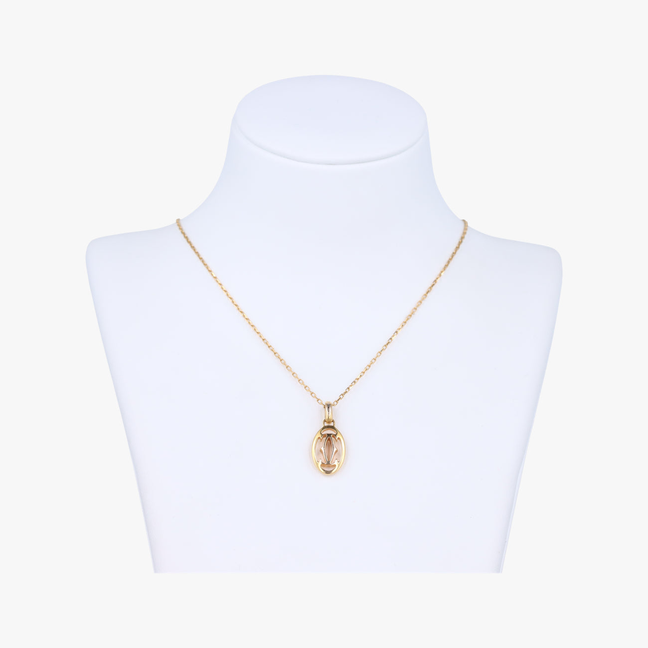 Logo Double C de Cartier Golden AU750 YH7923ロゴドゥーブルC ドゥ カルティエ ゴールド AU750 B7219200 YH7923