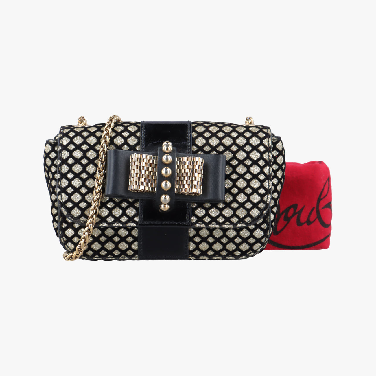 Glitter Accent Sweet CharityBlack × GoldLeather×Patentグリッターアクセント スイートチャリティブラック × ゴールドレザー×パテント