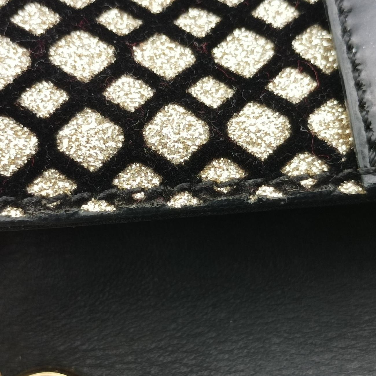 Glitter Accent Sweet CharityBlack × GoldLeather×Patentグリッターアクセント スイートチャリティブラック × ゴールドレザー×パテント