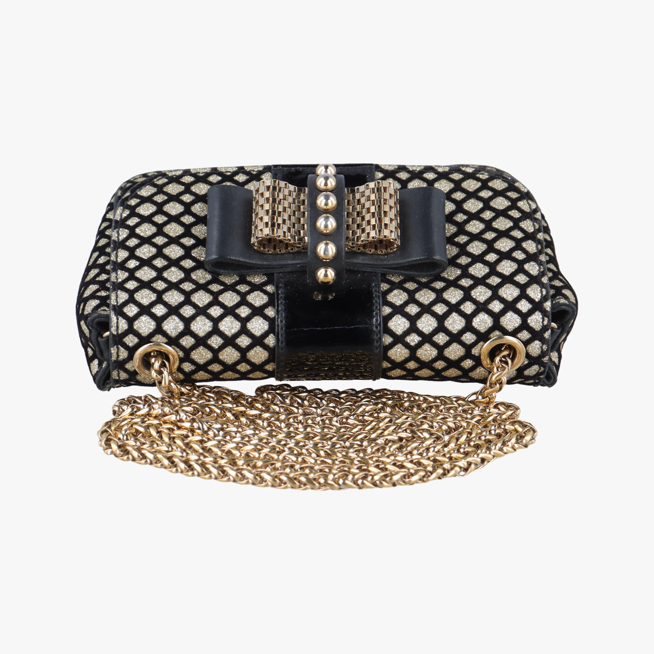 Glitter Accent Sweet CharityBlack × GoldLeather×Patentグリッターアクセント スイートチャリティブラック × ゴールドレザー×パテント