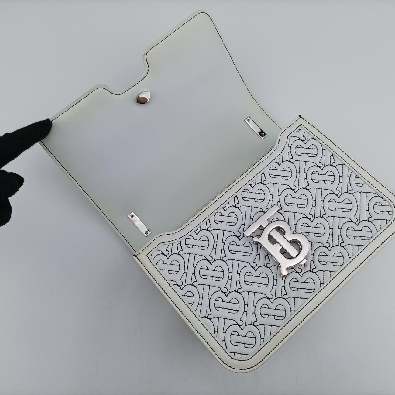 TB Logo White leather BMPPAN1301TBロゴ ホワイト レザー BMPPAN1301