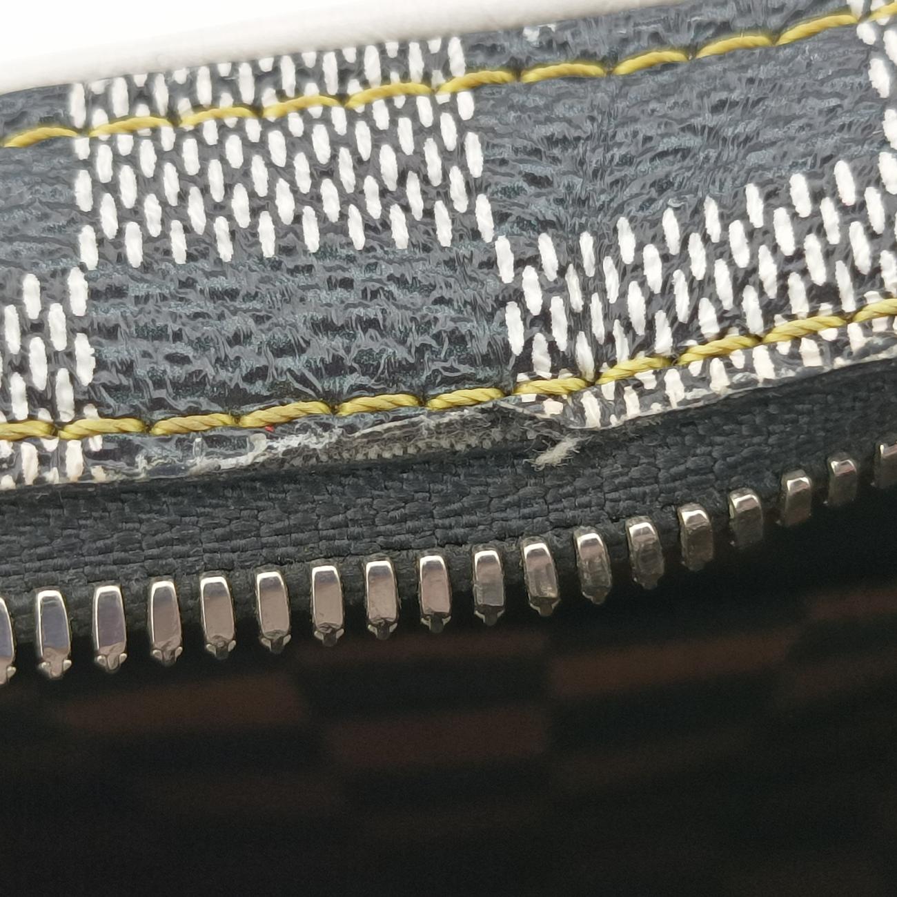 VALISETTE BB Noir x White x Multicolor Damier Multicolor×calf leather N40233 RI2159 ICチップヴァリゼットBB ノワール×ホワイト×マルチカラ ダミエ マルチカラー×カーフレザー N40233 RI2159 ICチップ