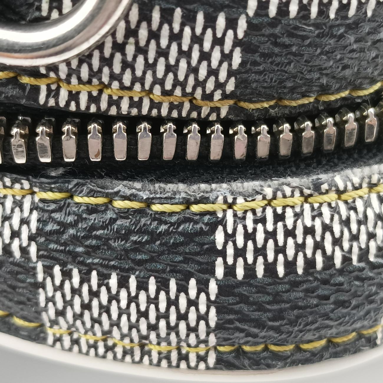 VALISETTE BB Noir x White x Multicolor Damier Multicolor×calf leather N40233 RI2159 ICチップヴァリゼットBB ノワール×ホワイト×マルチカラ ダミエ マルチカラー×カーフレザー N40233 RI2159 ICチップ