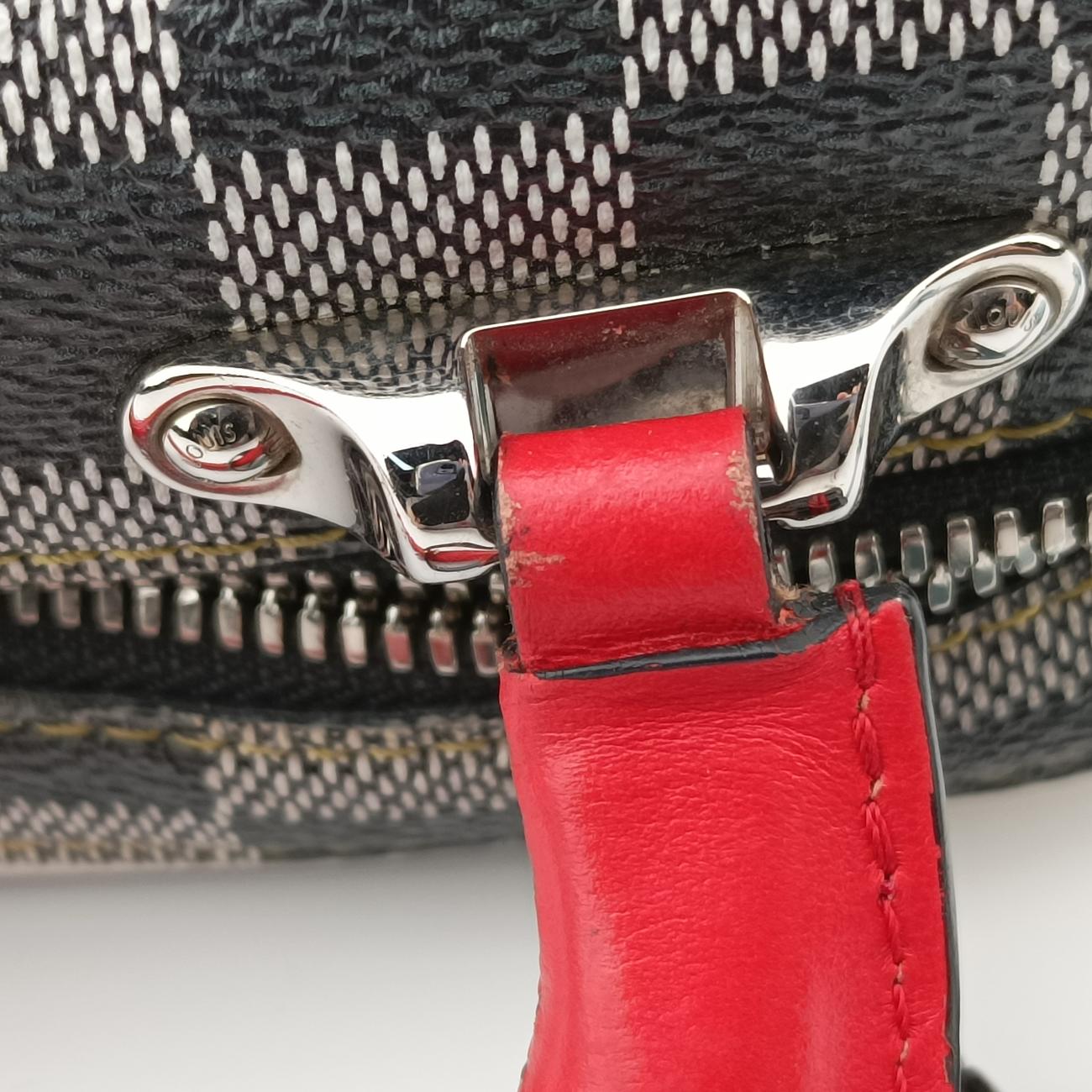 VALISETTE BB Noir x White x Multicolor Damier Multicolor×calf leather N40233 RI2159 ICチップヴァリゼットBB ノワール×ホワイト×マルチカラ ダミエ マルチカラー×カーフレザー N40233 RI2159 ICチップ