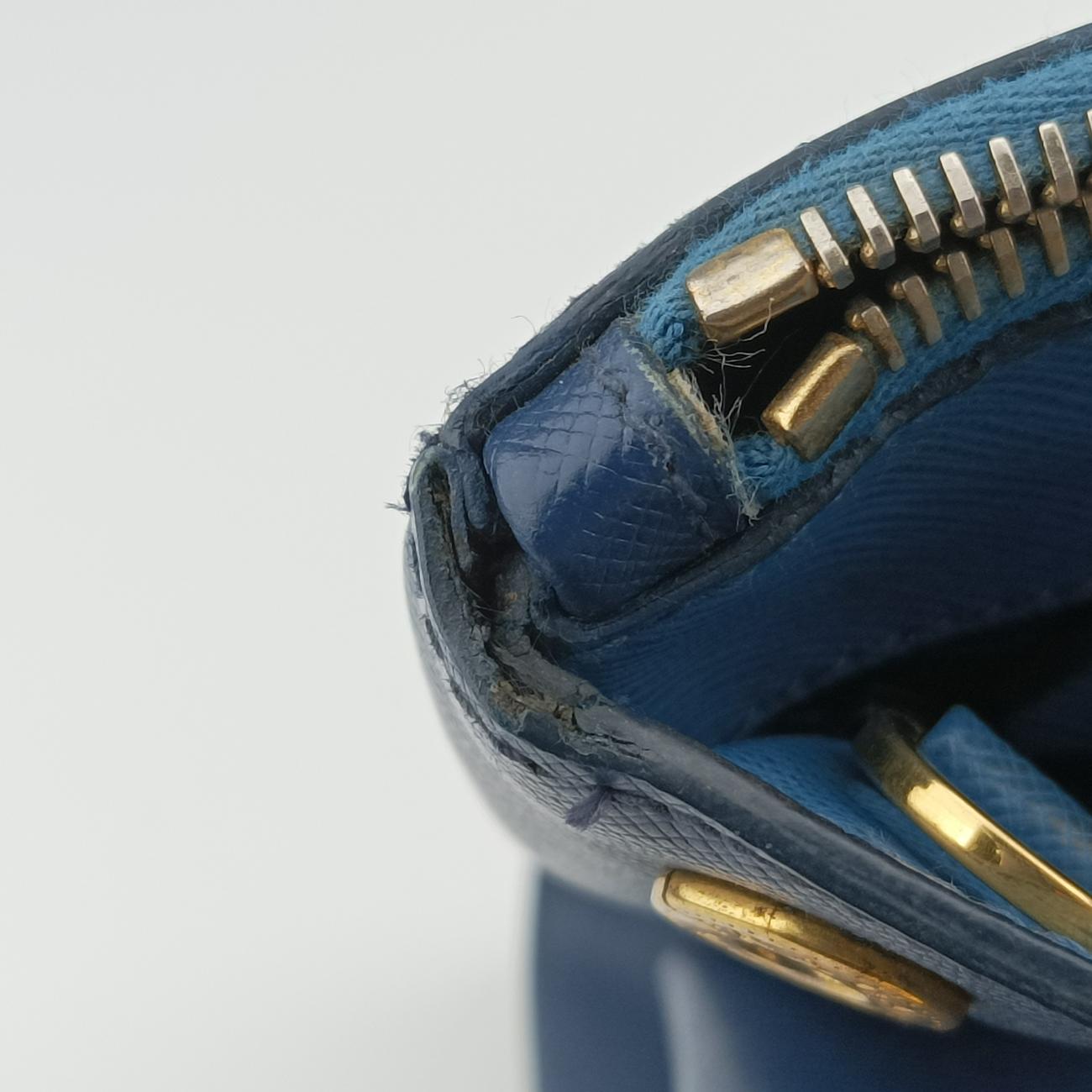 Galleria Blue×Navy SAFFIANO Leather B2274C 180 2ガレリア ブルー×ネイビー サフィアーノレザー B2274C 180 2