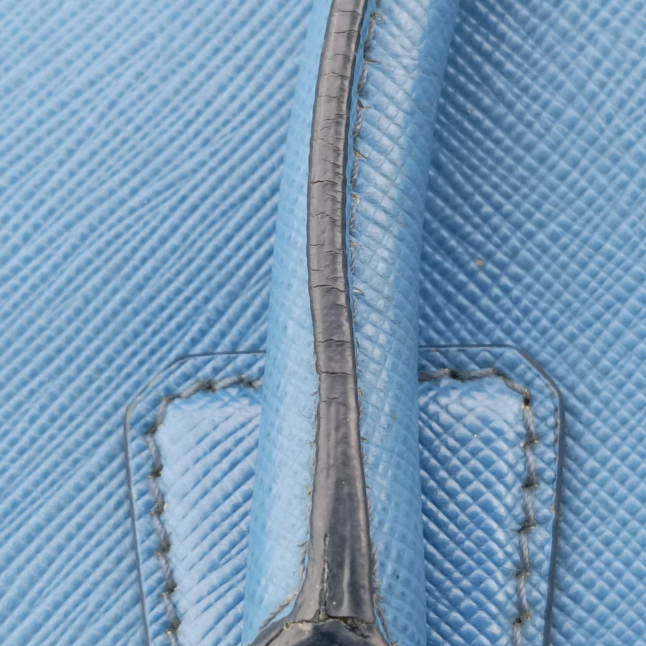 Galleria Blue×Navy SAFFIANO Leather B2274C 180 2ガレリア ブルー×ネイビー サフィアーノレザー B2274C 180 2