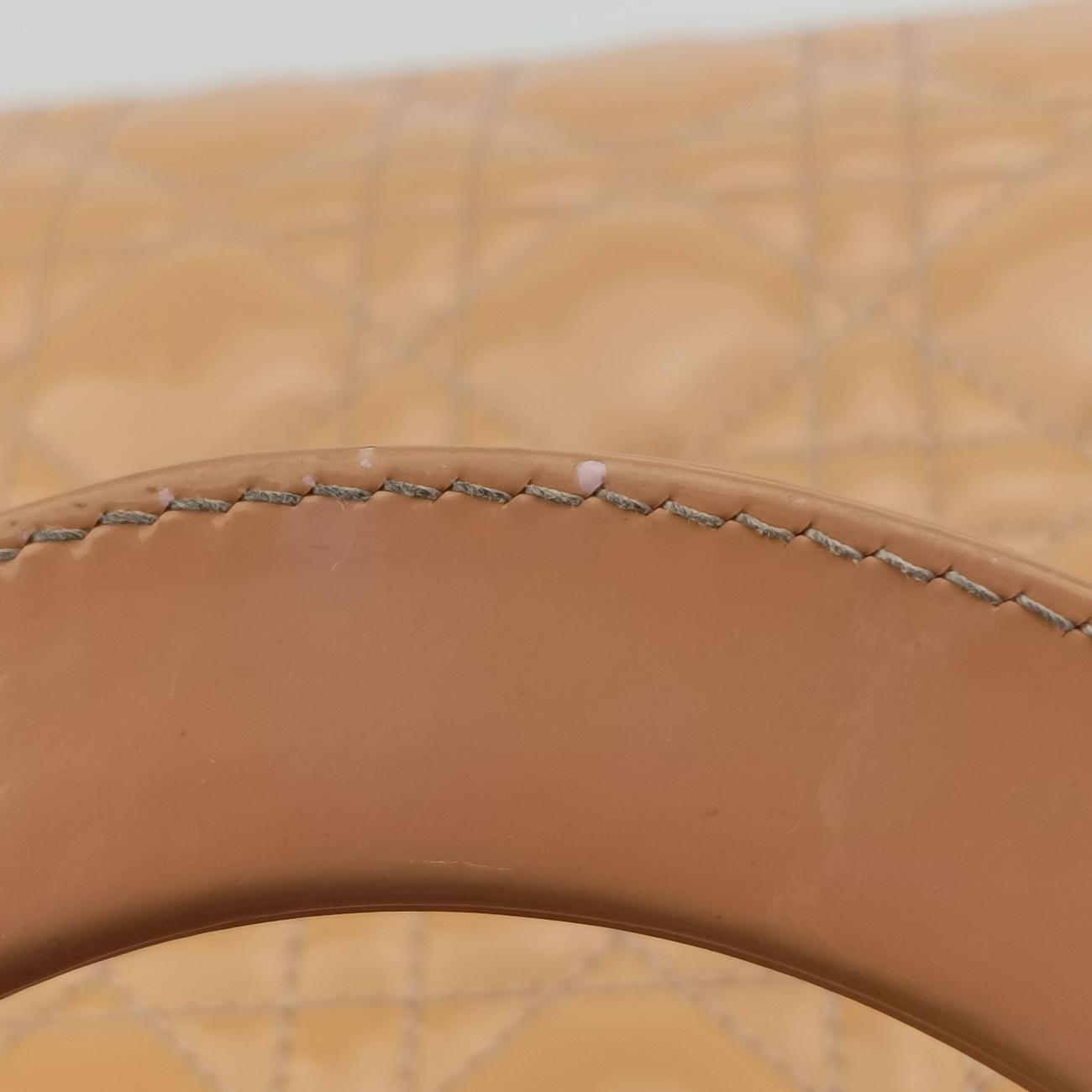 Lady Dior Beige Patent 13-BO-0183レディディオール ベージュ パテント 13-BO-0183