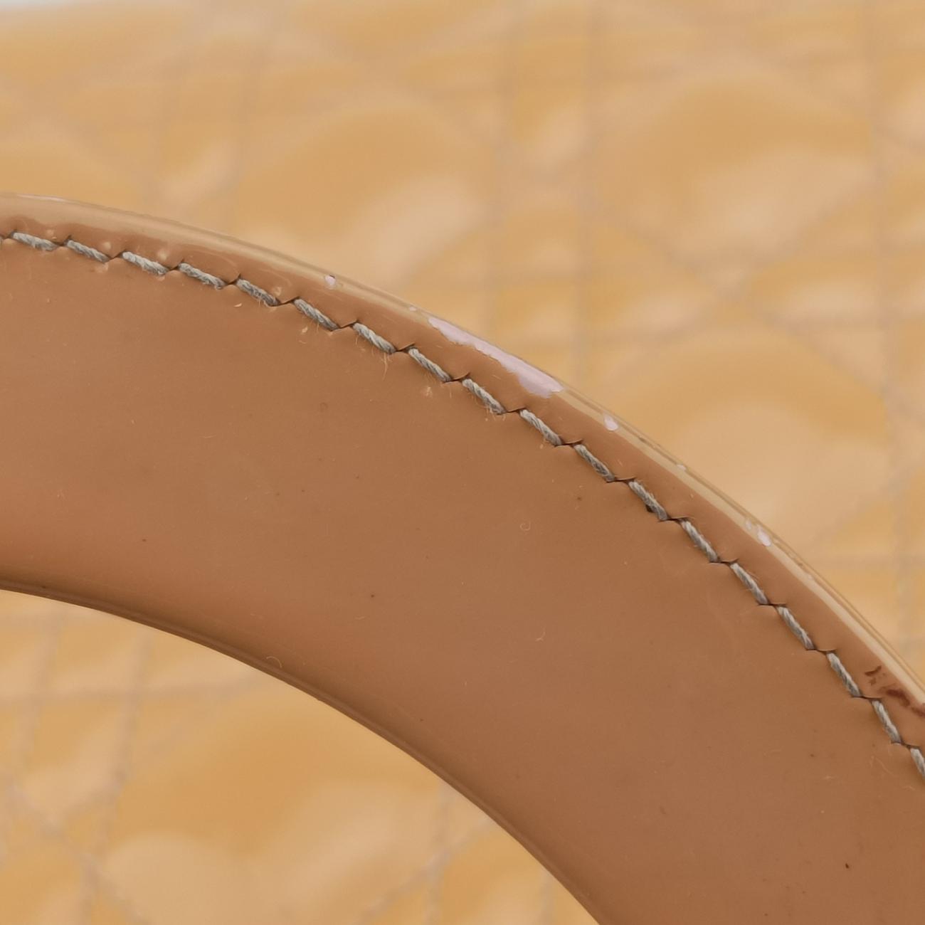 Lady Dior Beige Patent 13-BO-0183レディディオール ベージュ パテント 13-BO-0183