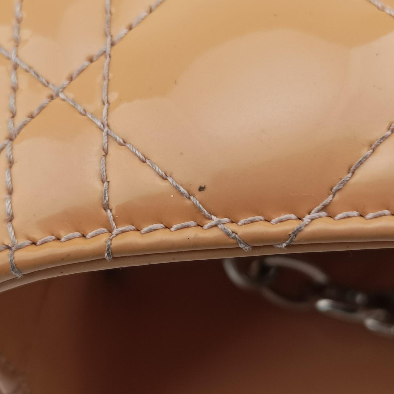 Lady Dior Beige Patent 13-BO-0183レディディオール ベージュ パテント 13-BO-0183