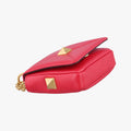 Galvani Roman Stud Flap Red Leather ICチップガルヴァーニ ローマン スタッド フラップ レッド レザー ICチップ