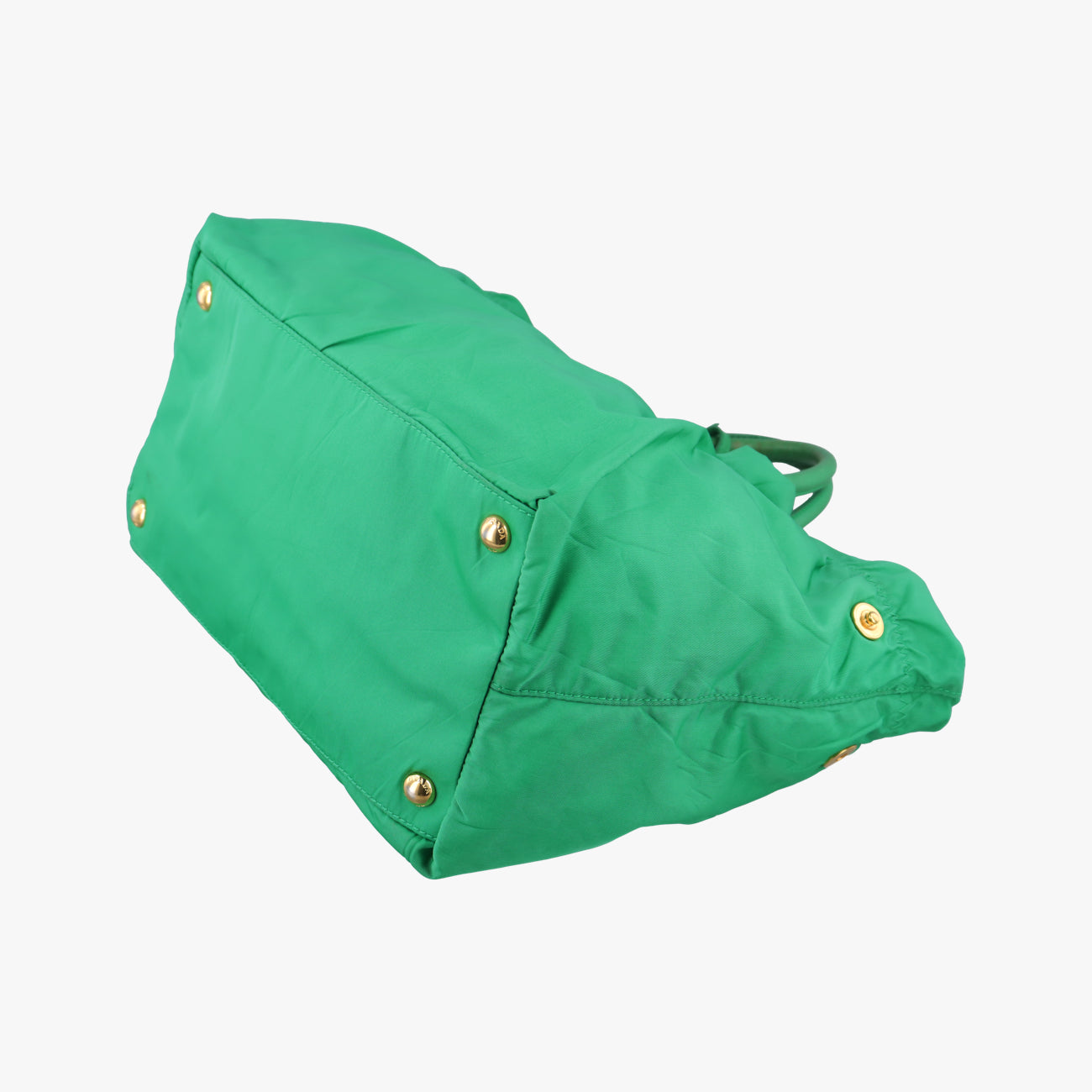 Triangular logo plate Green nylon 14三角ロゴプレート　 グリーン ナイロン 14