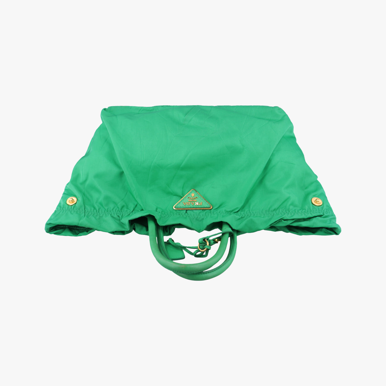 Triangular logo plate Green nylon 14三角ロゴプレート　 グリーン ナイロン 14