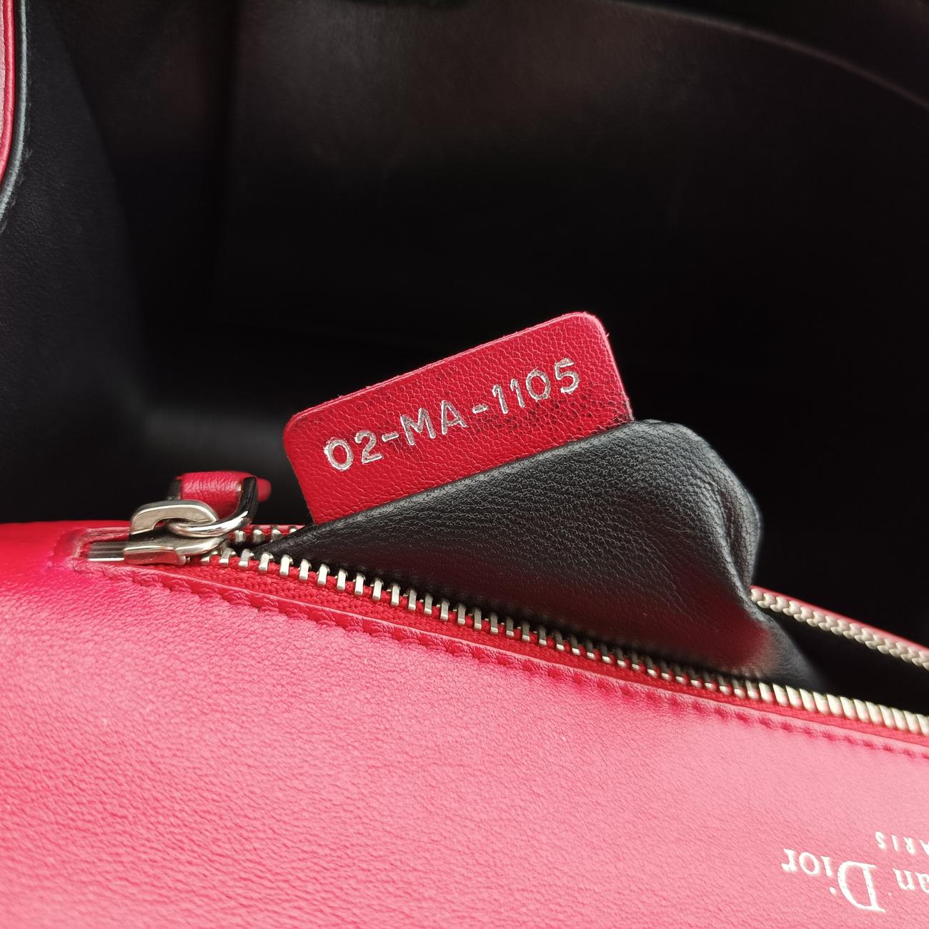 Patch Diorama Red×Multicolor Leather 02-MA-1102パッチ ディオラマ レッド×マルチカラー レザー 02-MA-1102