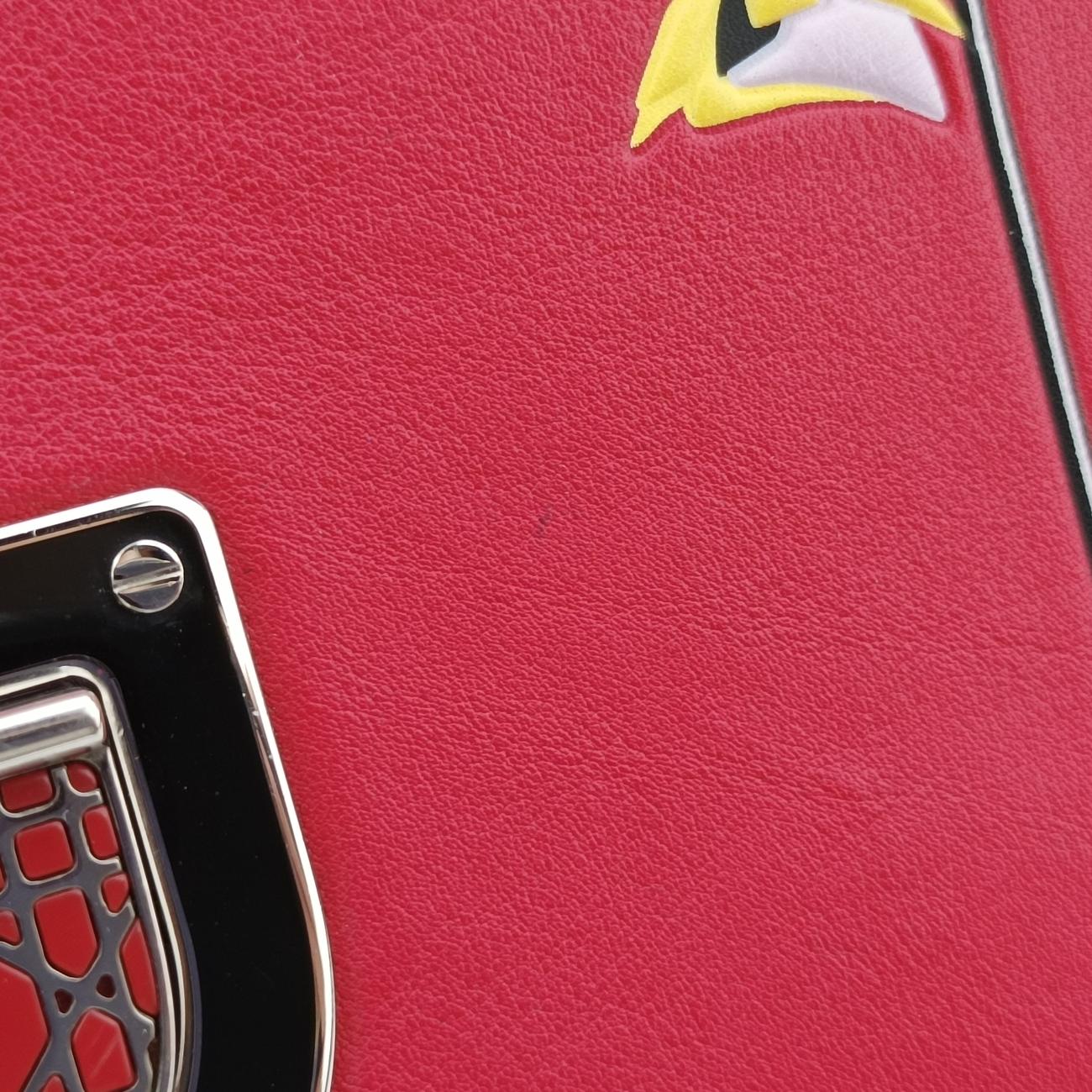 Patch Diorama Red×Multicolor Leather 02-MA-1102パッチ ディオラマ レッド×マルチカラー レザー 02-MA-1102