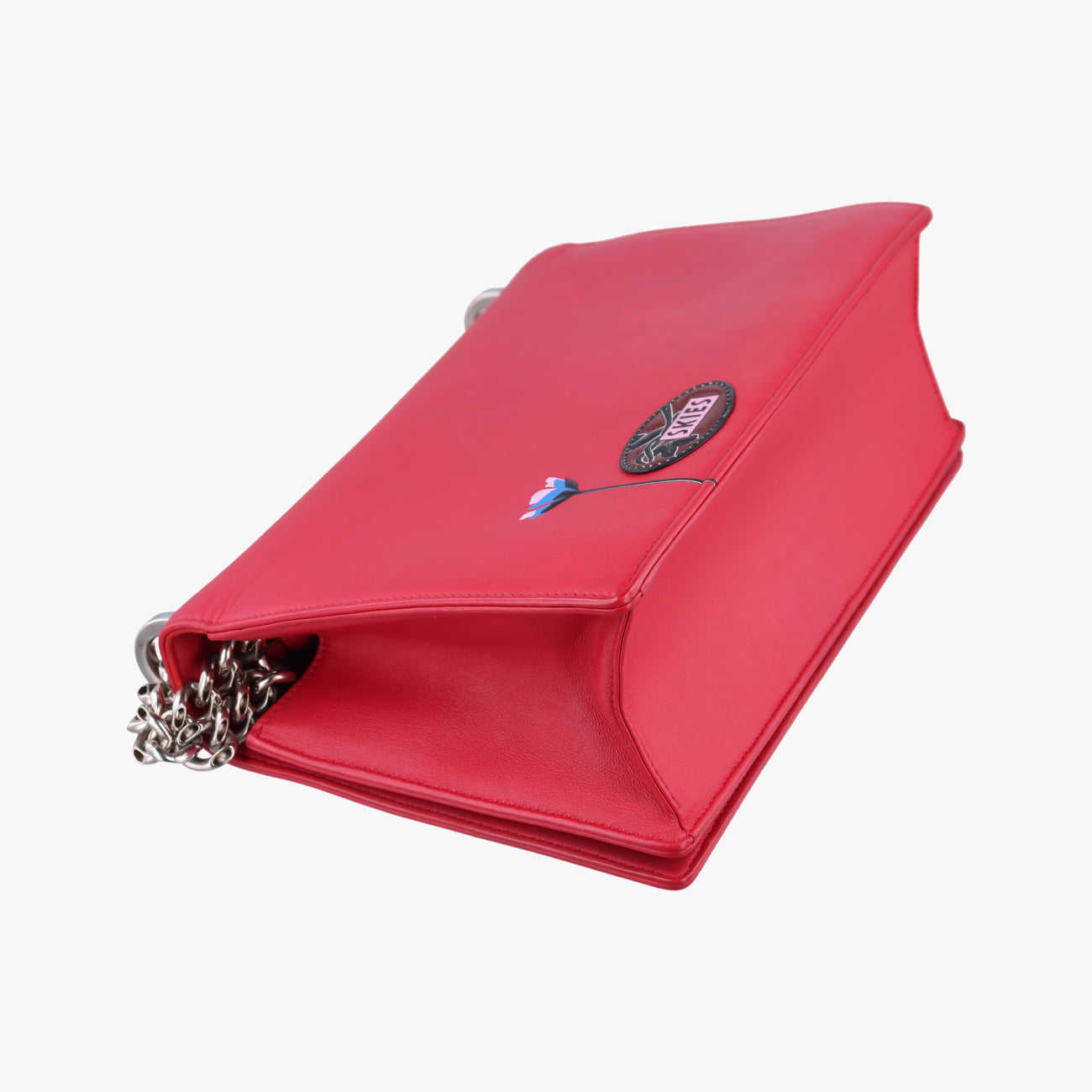 Patch Diorama Red×Multicolor Leather 02-MA-1102パッチ ディオラマ レッド×マルチカラー レザー 02-MA-1102