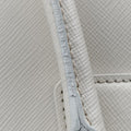 Large Promenade Satchel White SAFFIANO Leather BL0837 25ラージ プロムナード サッチェル ホワイト サフィアーノレザー BL0837 25