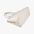 Large Promenade Satchel White SAFFIANO Leather BL0837 25ラージ プロムナード サッチェル ホワイト サフィアーノレザー BL0837 25