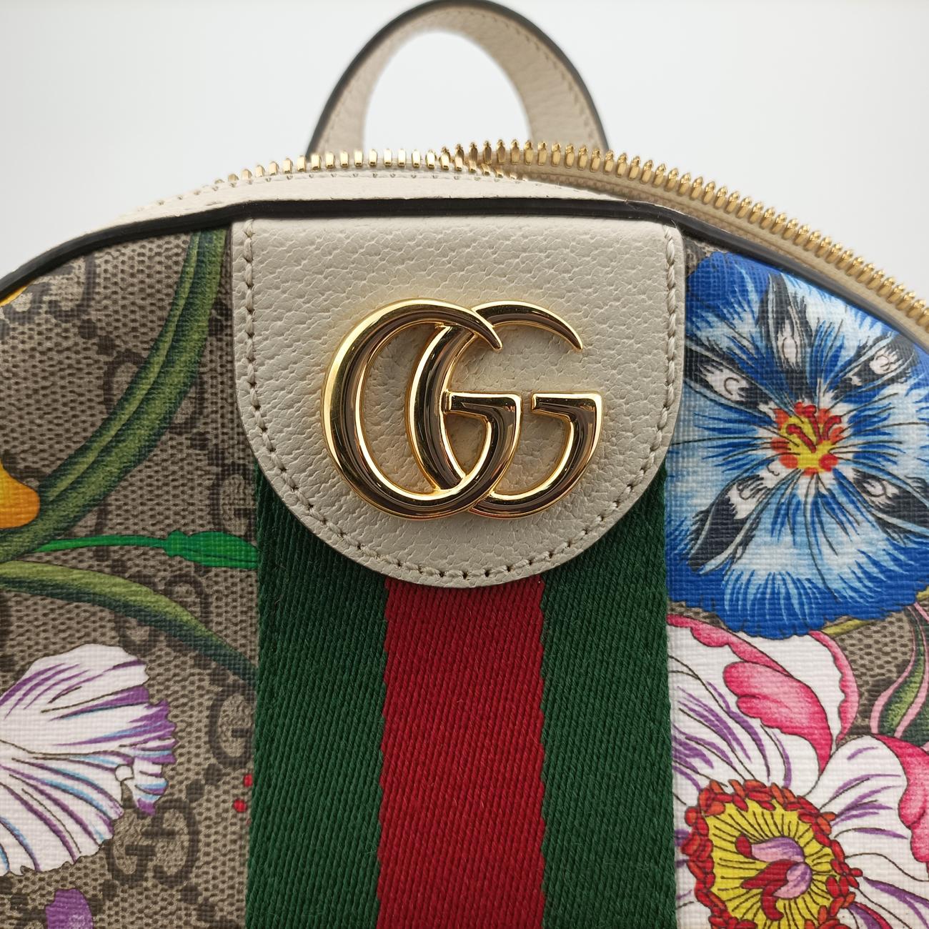 Ophidia Flora Multicolour PVC coated canvas 547965 G030301947オフィディア フローラ マルチカラー PVCコーティングキャンバス 547965 G030301947