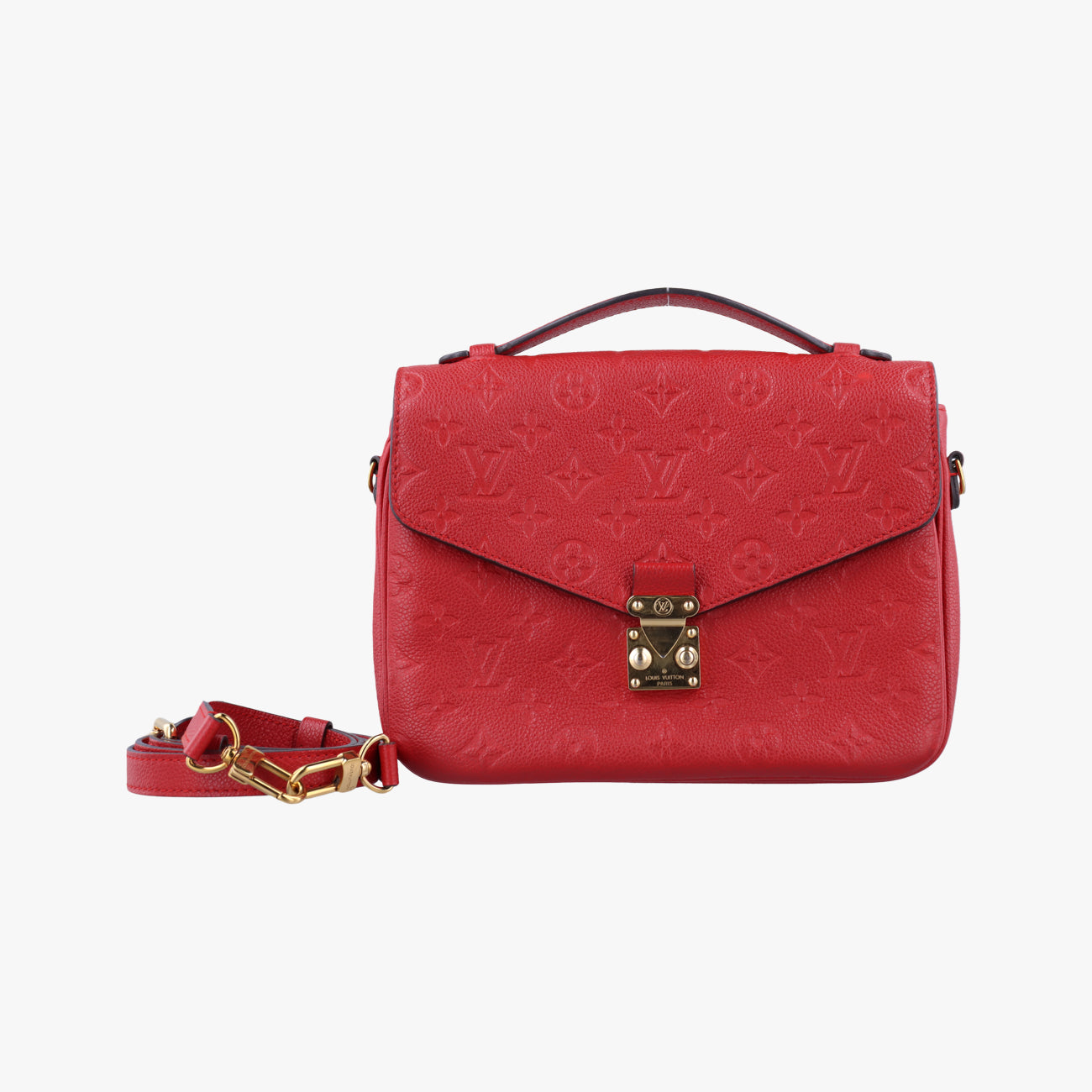 Pochette MéTIS MM Scarlet Red Monogram Empreinte M44155 AR4147 ICチップポシェットメティスMM スカーレット モノグラム アンプラント M44155 AR4147 ICチップ