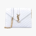 Monogram Bicolor Envelope White Leather 354489 ARS354489.0214モノグラム バイカラー エンベロープ ホワイト レザー 354489 ARS354489.0214