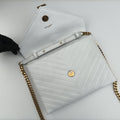 Monogram Bicolor Envelope White Leather 354489 ARS354489.0214モノグラム バイカラー エンベロープ ホワイト レザー 354489 ARS354489.0214