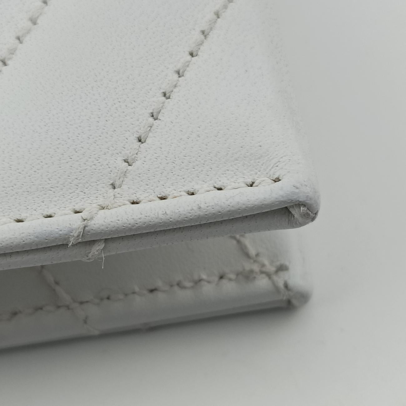Monogram Bicolor Envelope White Leather 354489 ARS354489.0214モノグラム バイカラー エンベロープ ホワイト レザー 354489 ARS354489.0214
